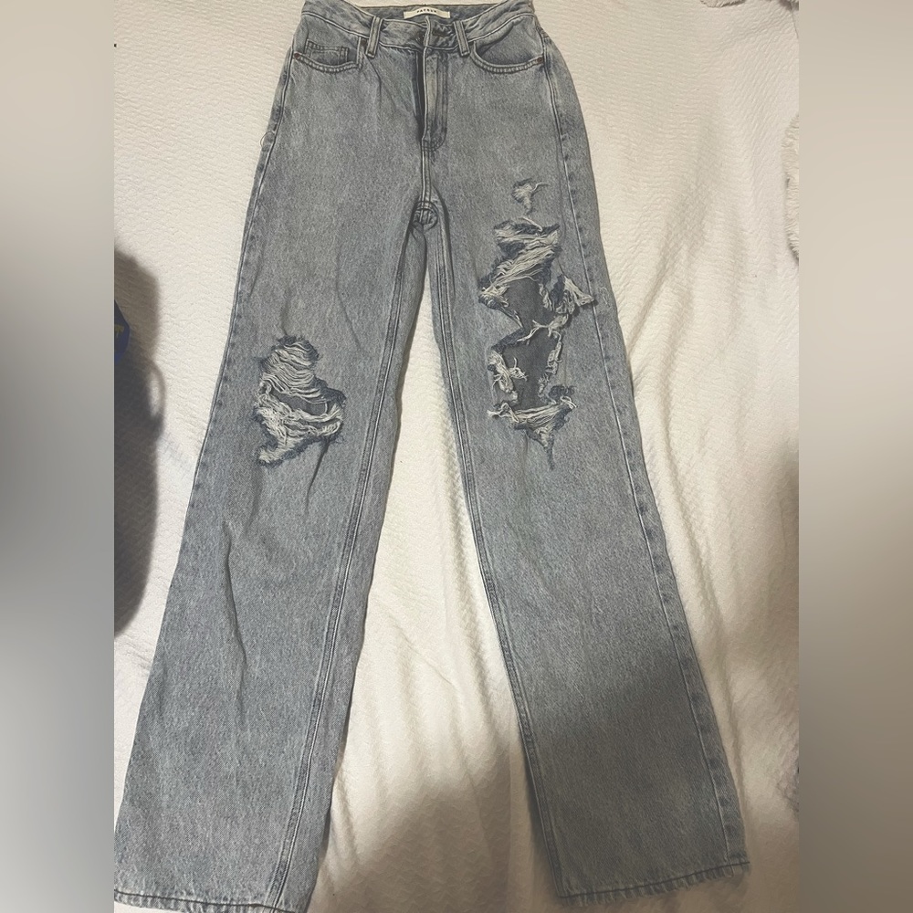 PACSUN BOYFRIEND LIGHT WASHED JEANS